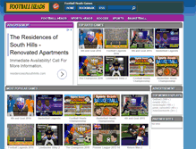 Tablet Screenshot of footballheads.org